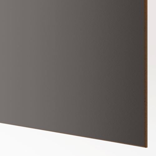 IKEA - PAX, PAX sliding door wardrobe, dark grey, 200x66x236 cm