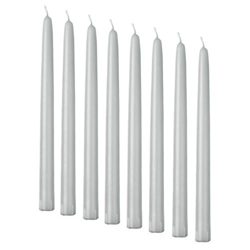 IKEA - KLOKHET, chandelier candle, light grey