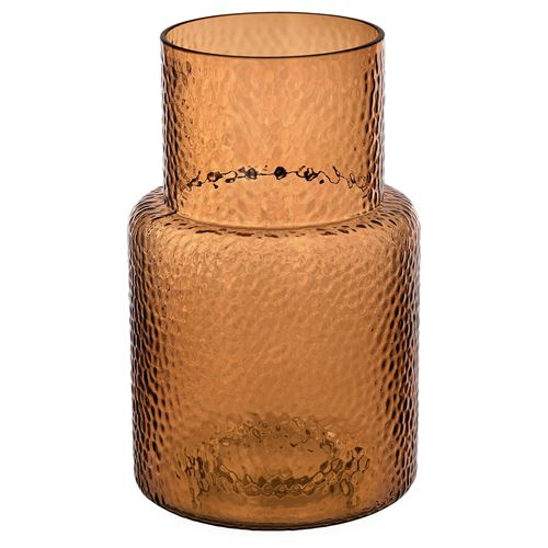 IKEA - KONSTFULL, vase, brown, 26 cm