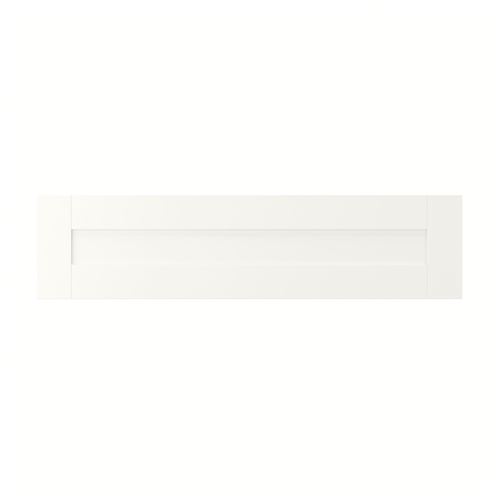 IKEA - SANNIDAL, drawer front, white, 80x20 cm