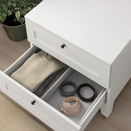 IKEA - SANNIDAL, drawer, white, 60x42x20 cm