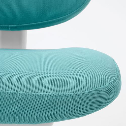 IKEA - DAGNAR, child's desk chair, turquoise