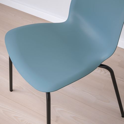 IKEA - LIDAS/SEFAST, chair, blue/black