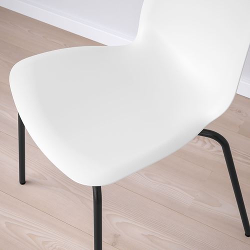 IKEA - LIDAS/SEFAST, chair, white/black