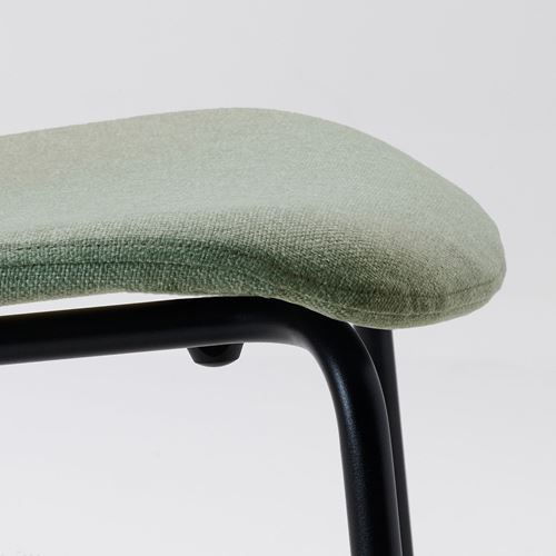 IKEA - KARLPETTER/SEFAST, upholstered chair, Gunnared light green-black