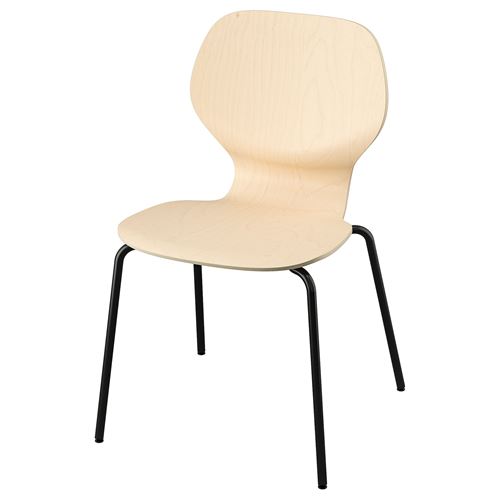 IKEA - SIGTRYGG/SEFAST, chair, birch/black