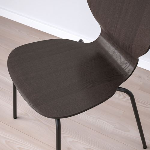 IKEA - SIGTRYGG/SEFAST, chair, dark brown/black