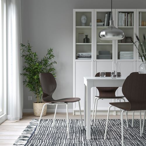 IKEA - SIGTRYGG/SEFAST, chair, dark brown/white