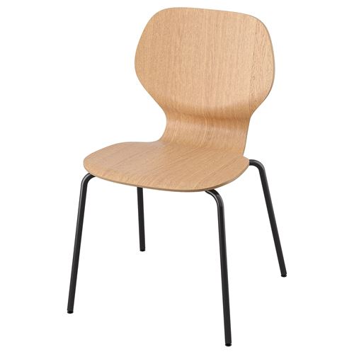 IKEA - SIGTRYGG/SEFAST, chair, oak-black