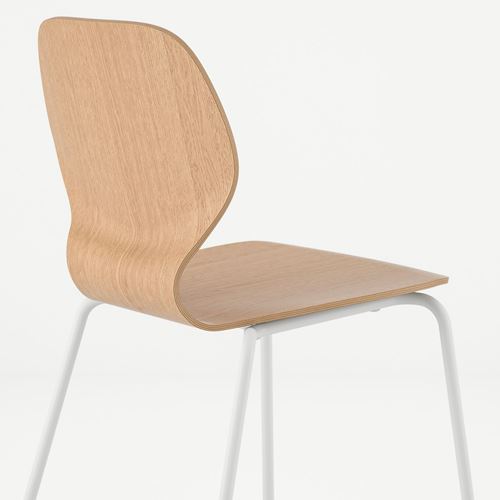 IKEA - SIGTRYGG/SEFAST, chair, oak/white