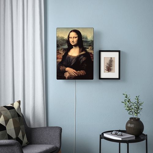 IKEA - SYMFONISK, tablo hoparlör ön paneli, renksiz, 40x56 cm