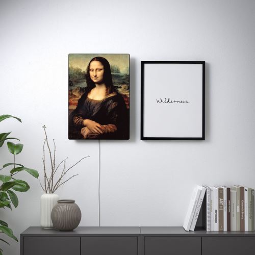 IKEA - SYMFONISK, tablo hoparlör ön paneli, renksiz, 40x56 cm