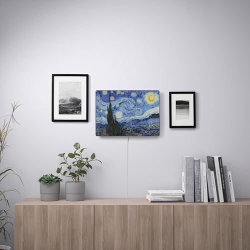 IKEA - SYMFONISK, tablo hoparlör ön paneli, renksiz, 40x56 cm