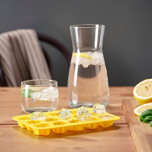 IKEA - SURSÖT, ice cube tray, high-gloss yellow