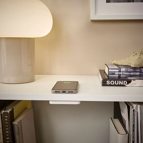 IKEA - SJÖMARKE, wireless charger, white