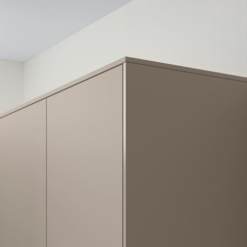 IKEA - UPPLÖV	, decorative strip, matte dark beige, 221x1 cm
