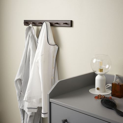 IKEA - HÖVOLM, duvar askısı, koyu kahve, 57 cm