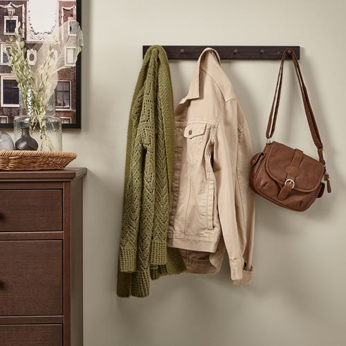 IKEA - HÖVOLM, duvar askısı, koyu kahve, 57 cm