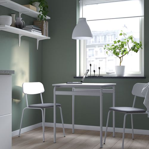 IKEA - GRASALA, kitchen table set, grey, 2 chairs