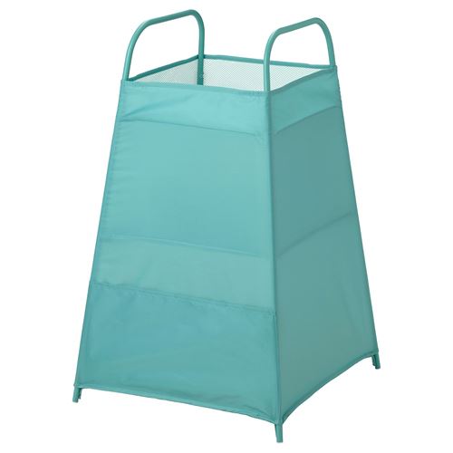 IKEA - TIGERFINK, storage tray with compartments, turquoise, 82x52x52 cm