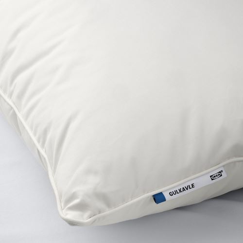 IKEA - GULKAVLE, low pillow, white, 50x60 cm