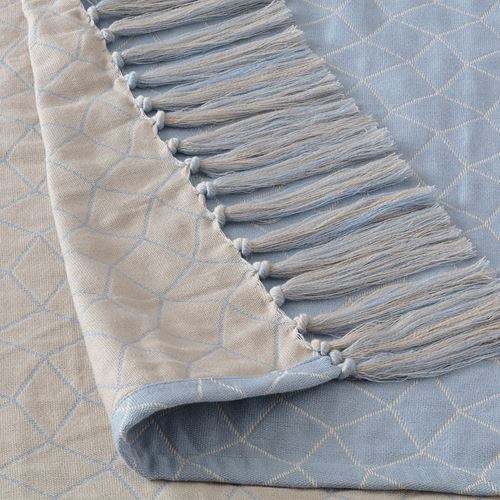 IKEA - GOKVALLA, throw, blue, 130x170 cm