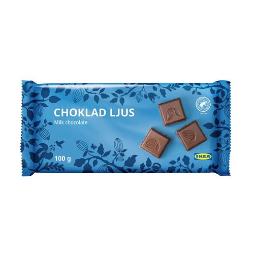IKEA - CHOKLAD LJUS, sütlü çikolata, 100 gr