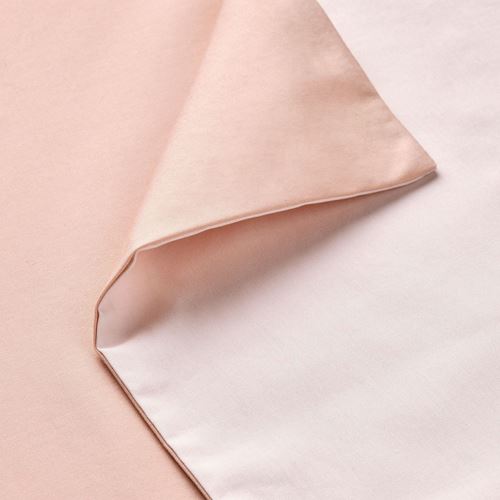 IKEA - STRANDTALL, double quilt cover and 2 pillowcases, pink, 240x220/50x60 cm