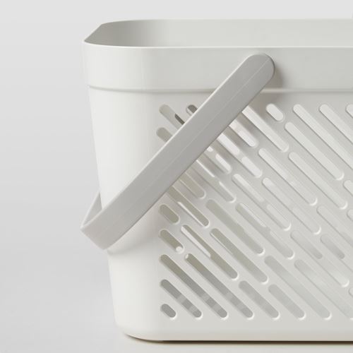 IKEA - RANEN, basket, white, 22x16x13 cm