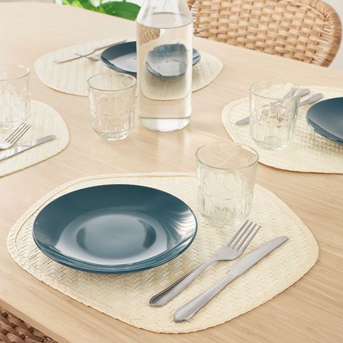 IKEA - PADDFISK, place mat, palm leaf handmade, 37x35 cm