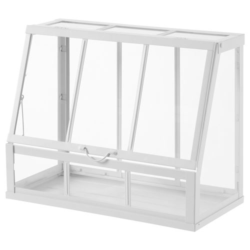 IKEA - AKERBAR, decoration greenhouse, white, 45x22x35 cm