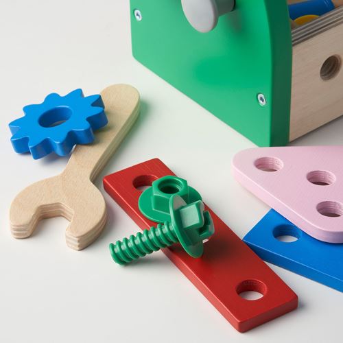 IKEA - BLOMFLUGA, toy tool set, multicolour