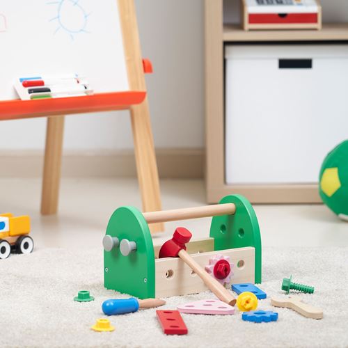 IKEA - BLOMFLUGA, toy tool set, multicolour
