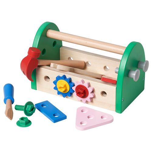 IKEA - BLOMFLUGA, toy tool set, multicolour