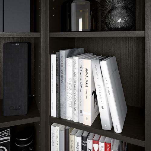 IKEA - BILLY, köşe kitaplık, venge, 95/95x28x202 cm