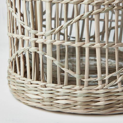 IKEA - SLIPPRIG, mumluk, bej, 25 cm