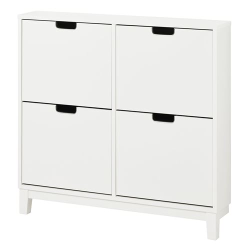 IKEA - STALL, shoe cabinet/storage, white, 96x17x90 cm