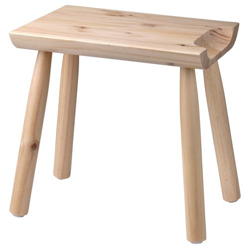 IKEA - ÖMSESIDIG, wooden stool, pine