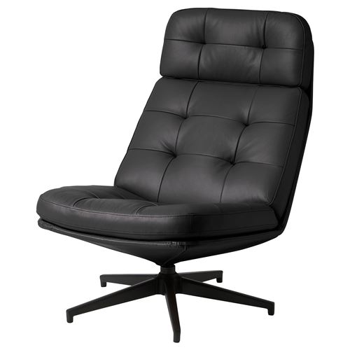 IKEA - HAVBERG, swivel armchair, grann-bomstad black