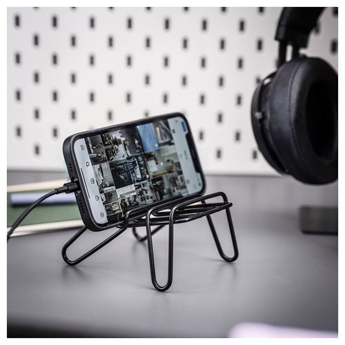 IKEA - KRUBBET, phone/tablet stand, black