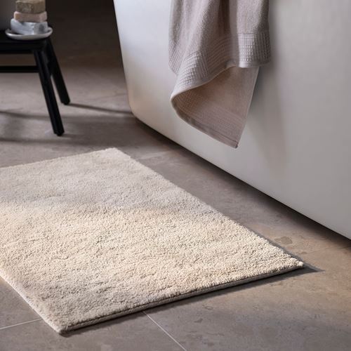 IKEA - SÖDERSJÖN, bath mat, light beige, 50x80 cm