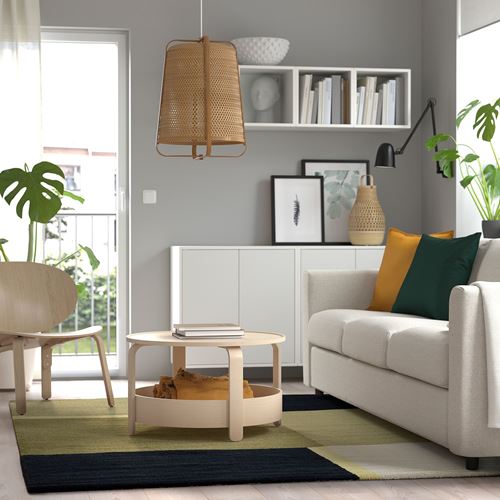 IKEA - SKRIFTSPRAK, rug, beige/green, 200x300 cm