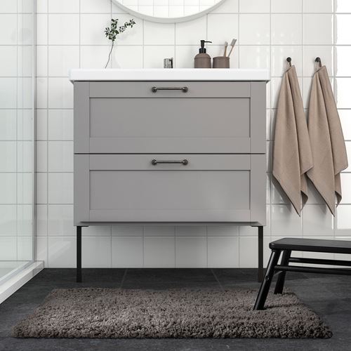 IKEA - ALMTJARN, banyo paspası, bej, 60x90 cm