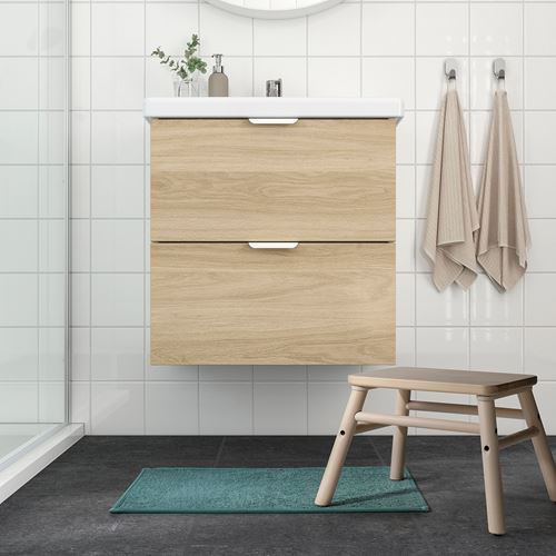 IKEA - OSBYSJÖN, banyo paspası, turkuaz, 40x60 cm