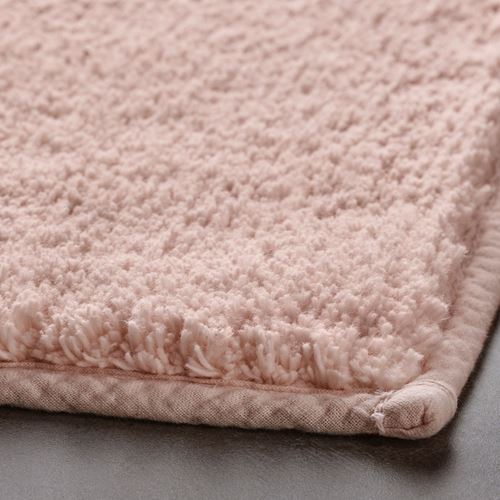 IKEA - SÖDERSJÖN, bath mat, pale pink, 50x80 cm