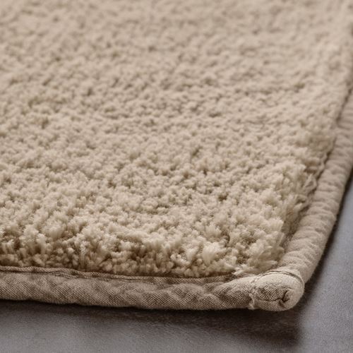 IKEA - SÖDERSJÖN, bath mat, light beige, 60x120 cm