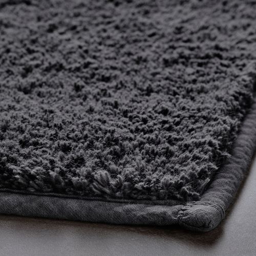 IKEA - SÖDERSJÖN, bath mat, dark grey, 40x60 cm