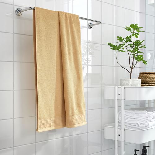 IKEA - VINARN, bath sheet, light yellow, 70x140 cm