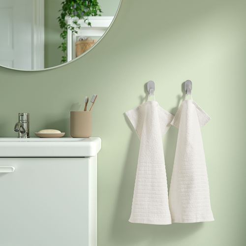 IKEA - VAGSJÖN, hand towel, white, 30x50 cm