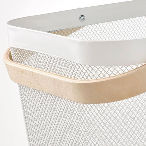 IKEA - RISATORP, basket, white, 27x42x23 cm